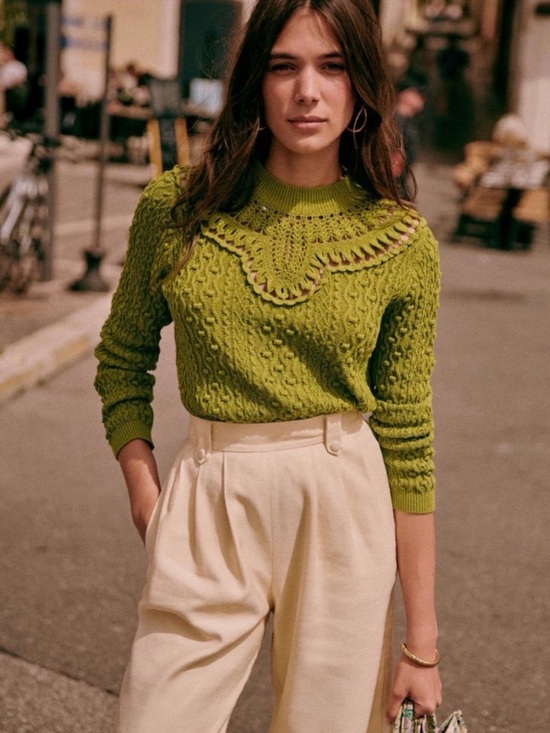 Sezane Sweaters - Sezane Alessandro
Jumper Sweater - green sz XS NEW